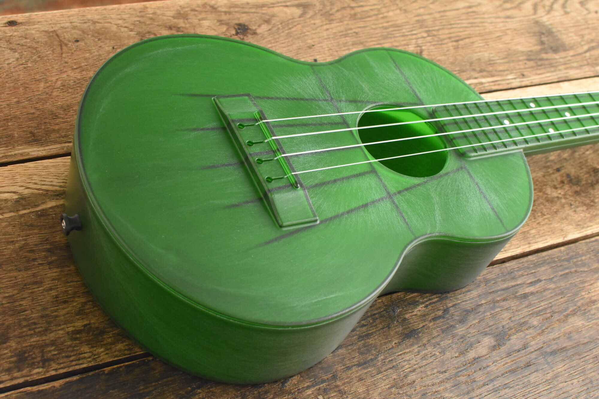 OUTDOOR UKULELE Tenor Green Nickel | Quiet Village